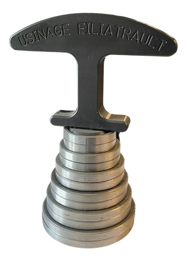 [UF070-01-00] Ens. Plaques Alignement 1'' Metrique